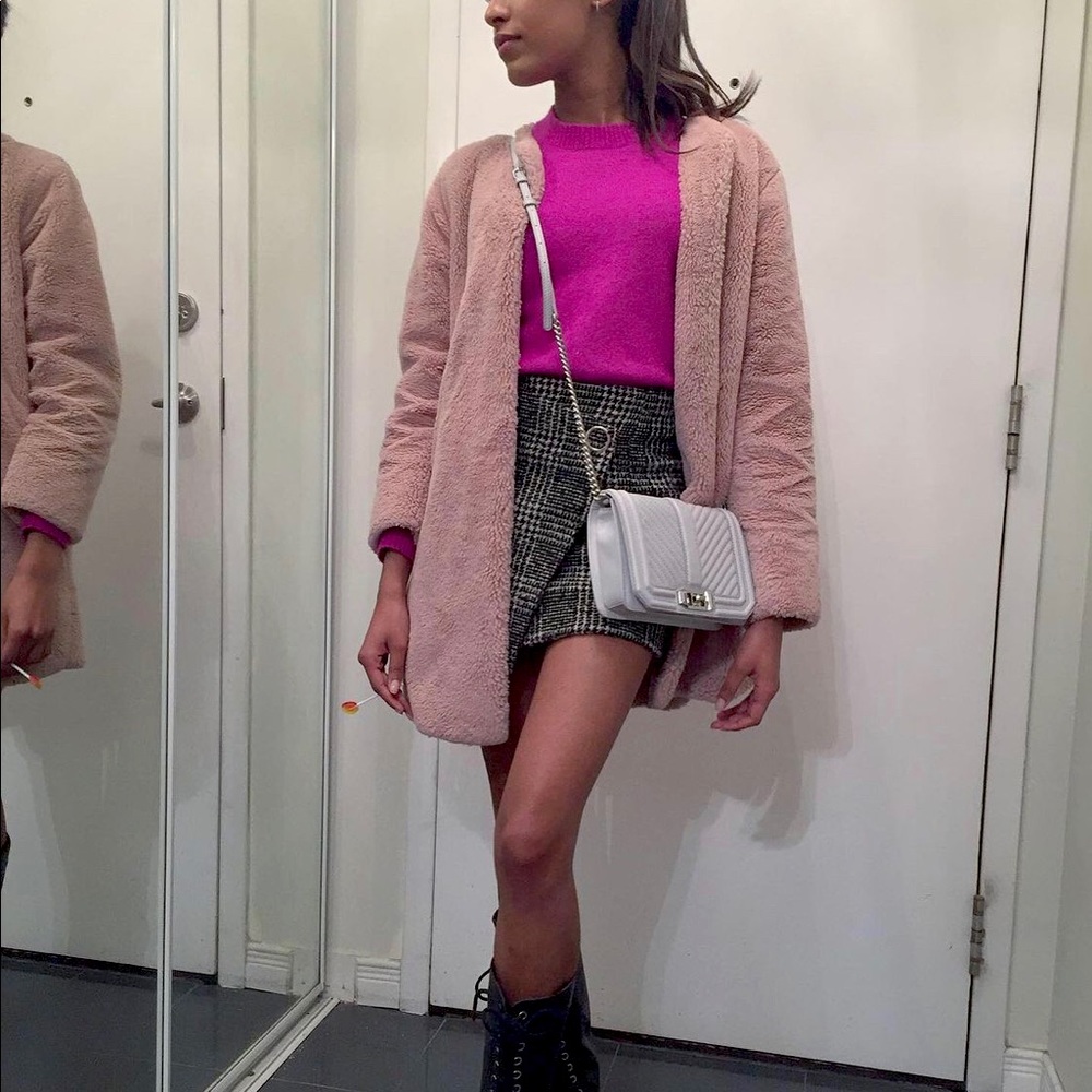 Pink Fuzzy Coat (Teddy Jacket)